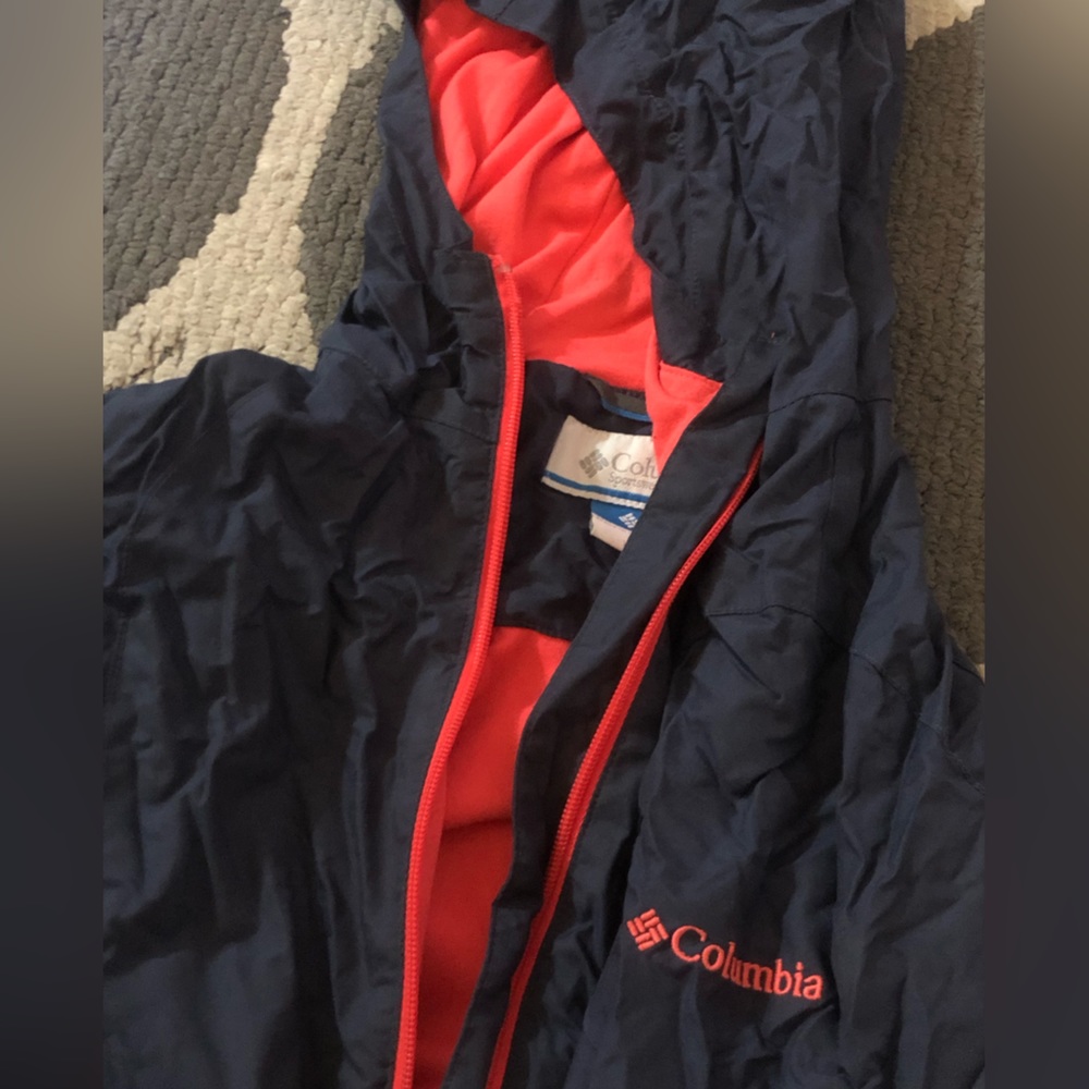 Columbia girls windbreaker/rain coat - Picture 2 of 3